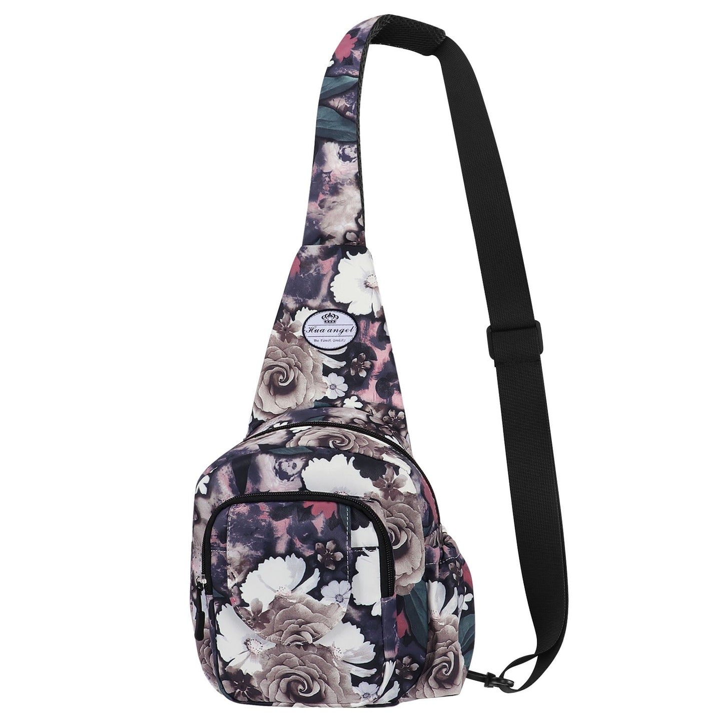 HAWEE Crossbody Sling Bags for Women, Small Sling Shoulder Backpack with Convertable Strap Fashionable Travel Chest Pack for Trip Sports Work