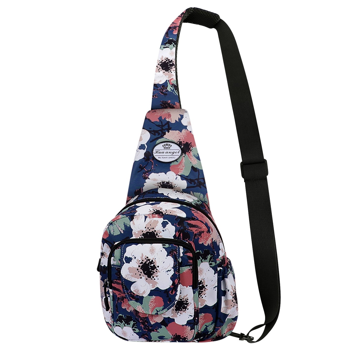 HAWEE Crossbody Sling Bags for Women, Small Sling Shoulder Backpack with Convertable Strap Fashionable Travel Chest Pack for Trip Sports Work