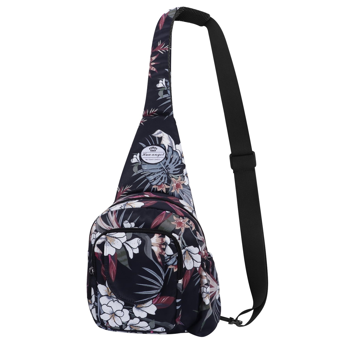 HAWEE Crossbody Sling Bags for Women, Small Sling Shoulder Backpack with Convertable Strap Fashionable Travel Chest Pack for Trip Sports Work
