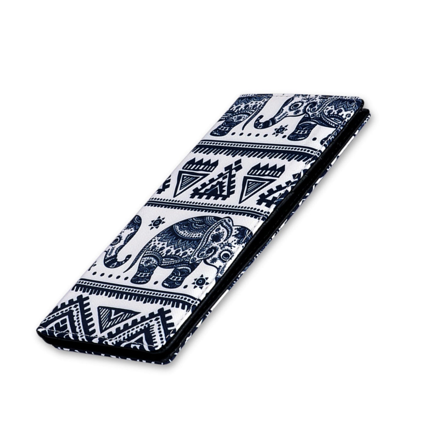 HAWEE Slim Bifold Wallet for Women, RFID Blocking Long Purse Thin Travel Credit Card Holder