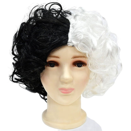 HAWEE Girls Blonde Long Braided Wig, Synthetic Costume Wig