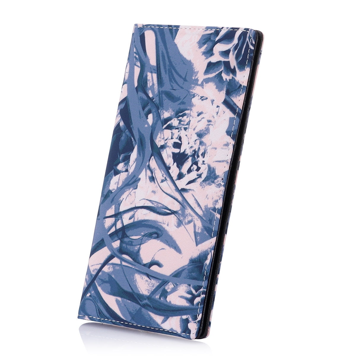 HAWEE Slim Bifold Wallet for Women, RFID Blocking Long Purse Thin Travel Credit Card Holder