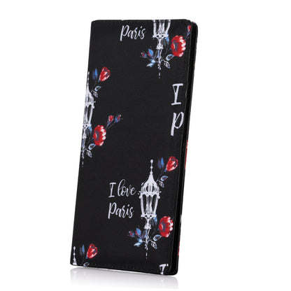 HAWEE Slim Bifold Wallet for Women, RFID Blocking Long Purse Thin Travel Credit Card Holder