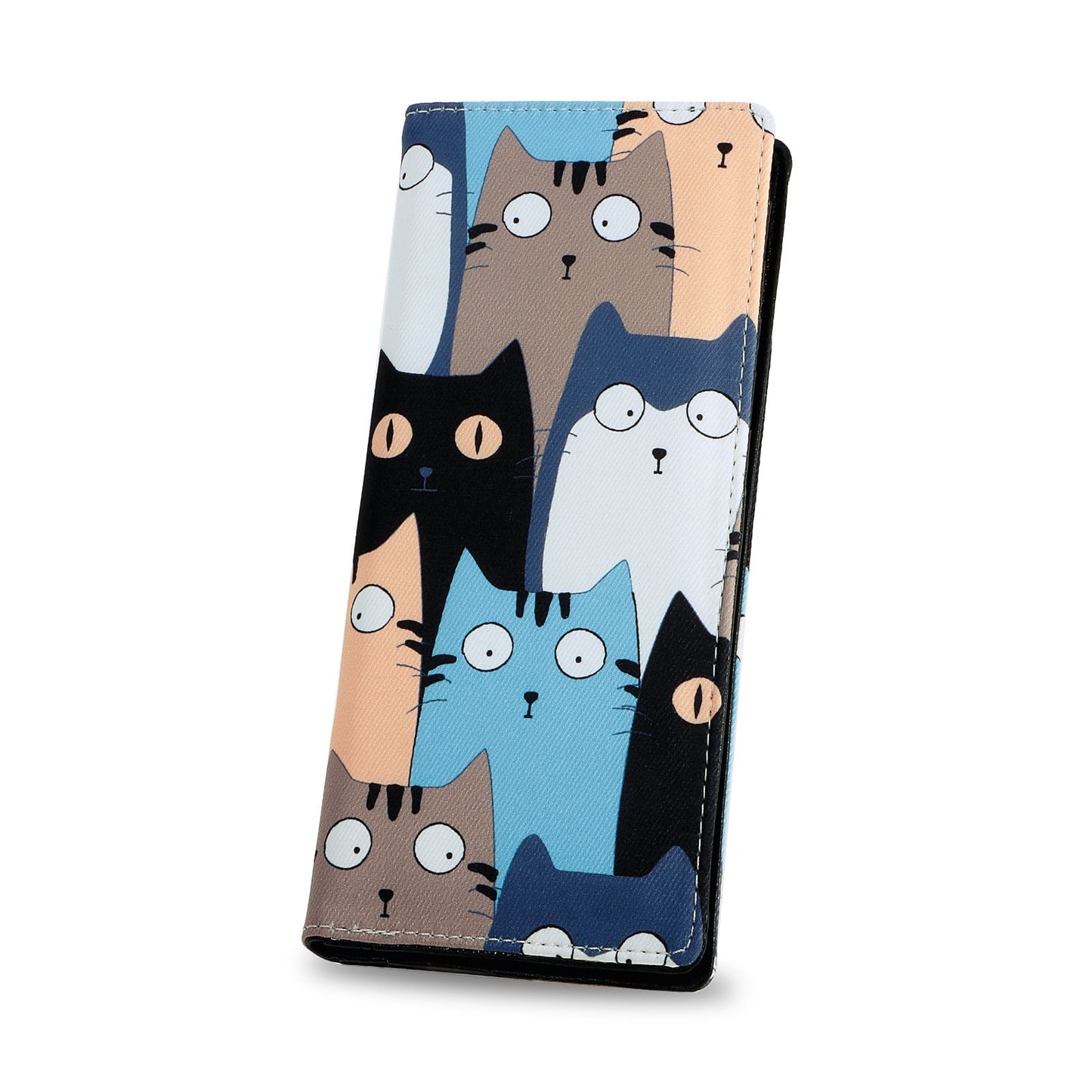 HAWEE Slim Bifold Wallet for Women, RFID Blocking Long Purse Thin Travel Credit Card Holder