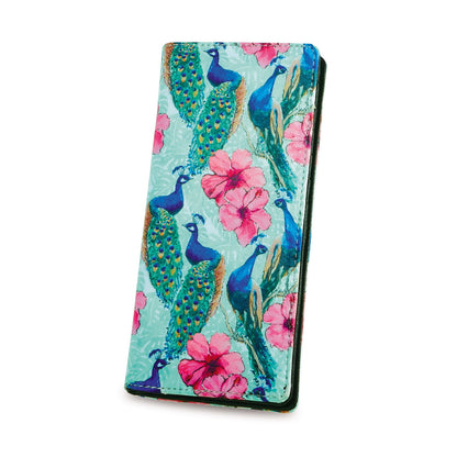 HAWEE Slim Bifold Wallet for Women, RFID Blocking Long Purse Thin Travel Credit Card Holder