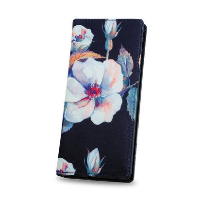 HAWEE Slim Bifold Wallet for Women, RFID Blocking Long Purse Thin Travel Credit Card Holder