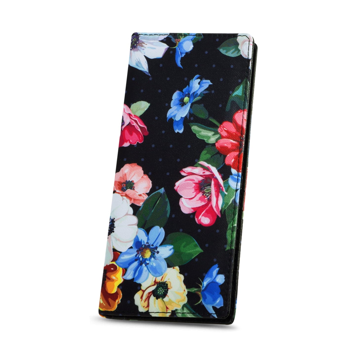 HAWEE Slim Bifold Wallet for Women, RFID Blocking Long Purse Thin Travel Credit Card Holder