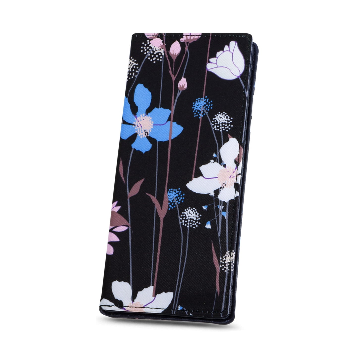 HAWEE Slim Bifold Wallet for Women, RFID Blocking Long Purse Thin Travel Credit Card Holder