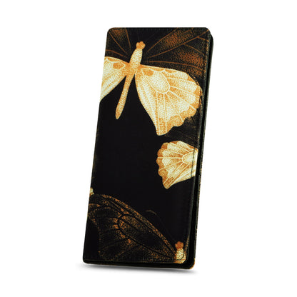 HAWEE Slim Bifold Wallet for Women, RFID Blocking Long Purse Thin Travel Credit Card Holder