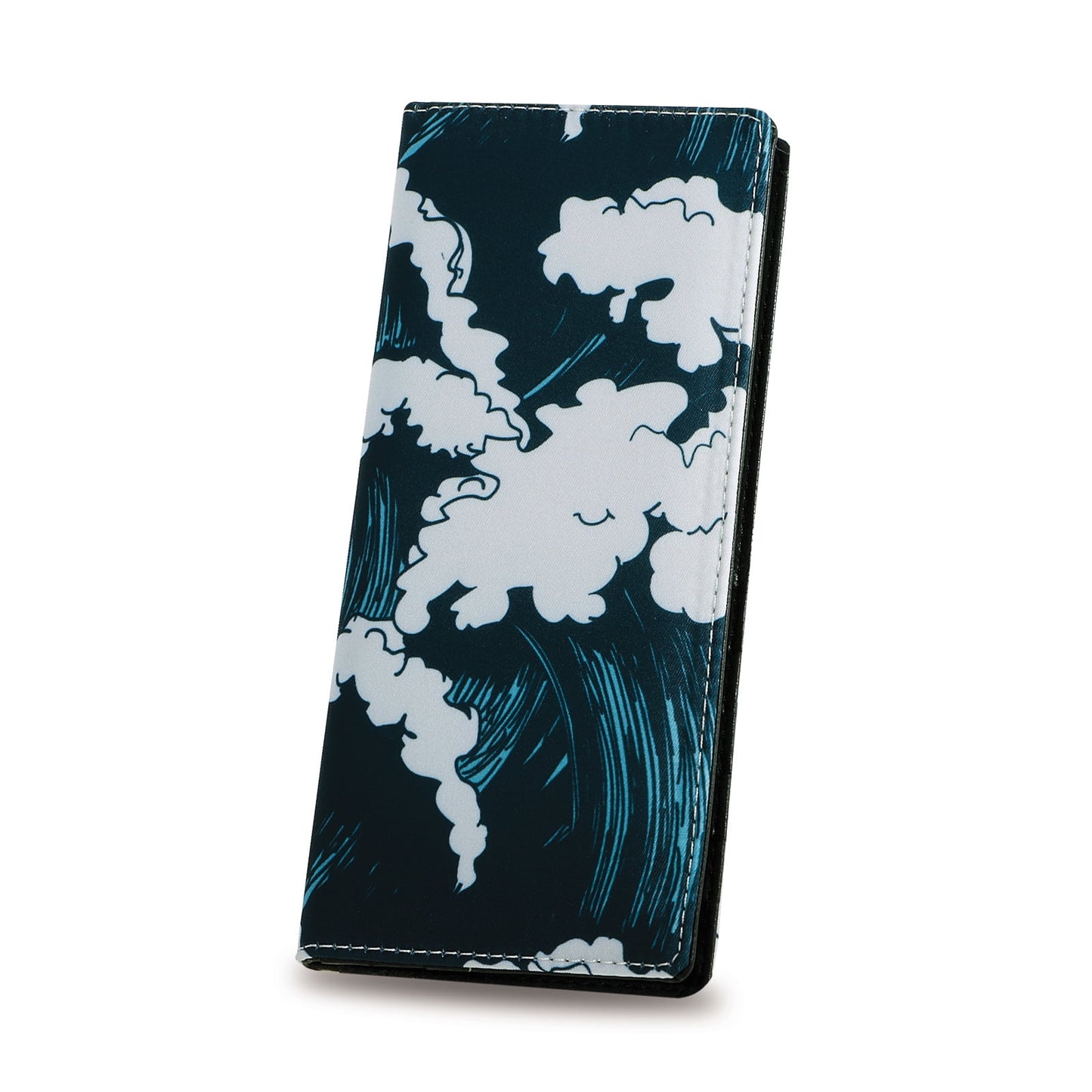HAWEE Slim Bifold Wallet for Women, RFID Blocking Long Purse Thin Travel Credit Card Holder