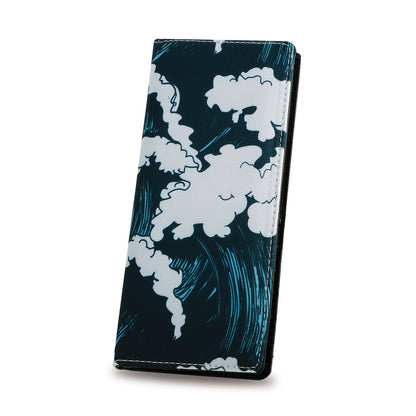 HAWEE Slim Bifold Wallet for Women, RFID Blocking Long Purse Thin Travel Credit Card Holder