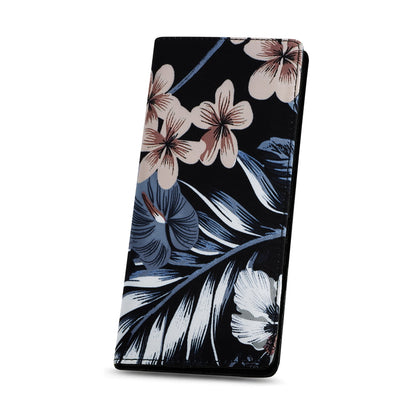 HAWEE Slim Bifold Wallet for Women, RFID Blocking Long Purse Thin Travel Credit Card Holder