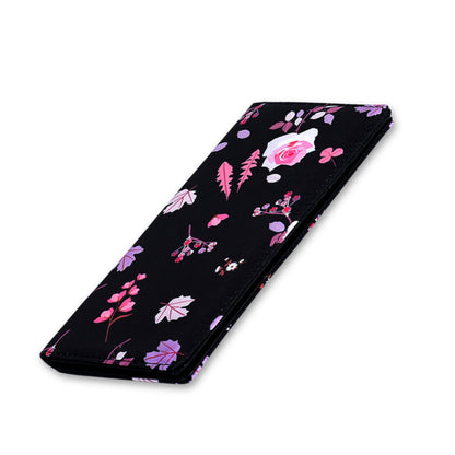 HAWEE Slim Bifold Wallet for Women, RFID Blocking Long Purse Thin Travel Credit Card Holder