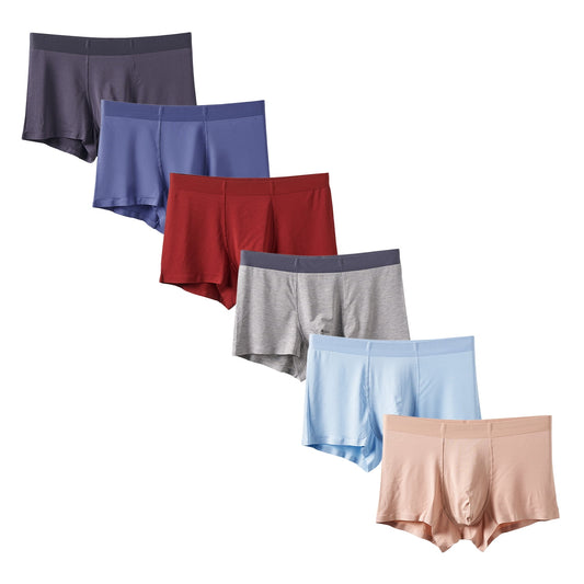 HuaAngel Mens Underwear Ultra Breathable Comfort Soft Boxer Briefs 6 Packs Sizes L-4XL
