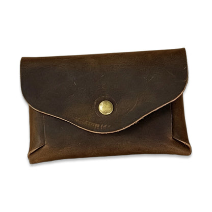 LOEL Genuine Leather Card Holder Wallet for Men Women