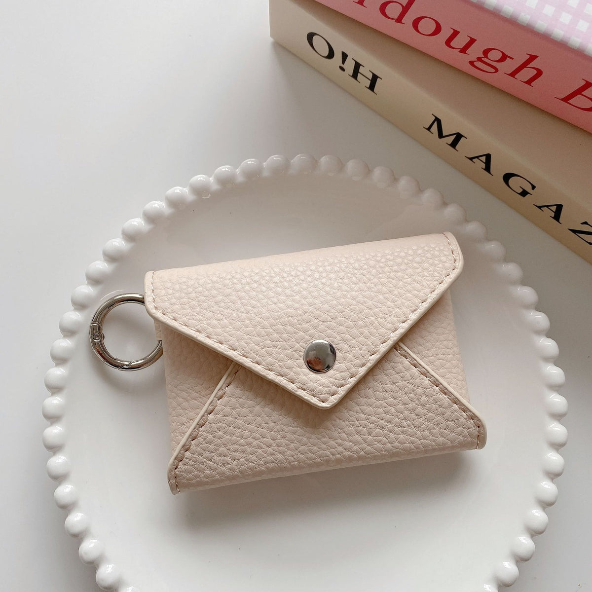 LOEL Mini Envelope Card Holder Wallet for Women