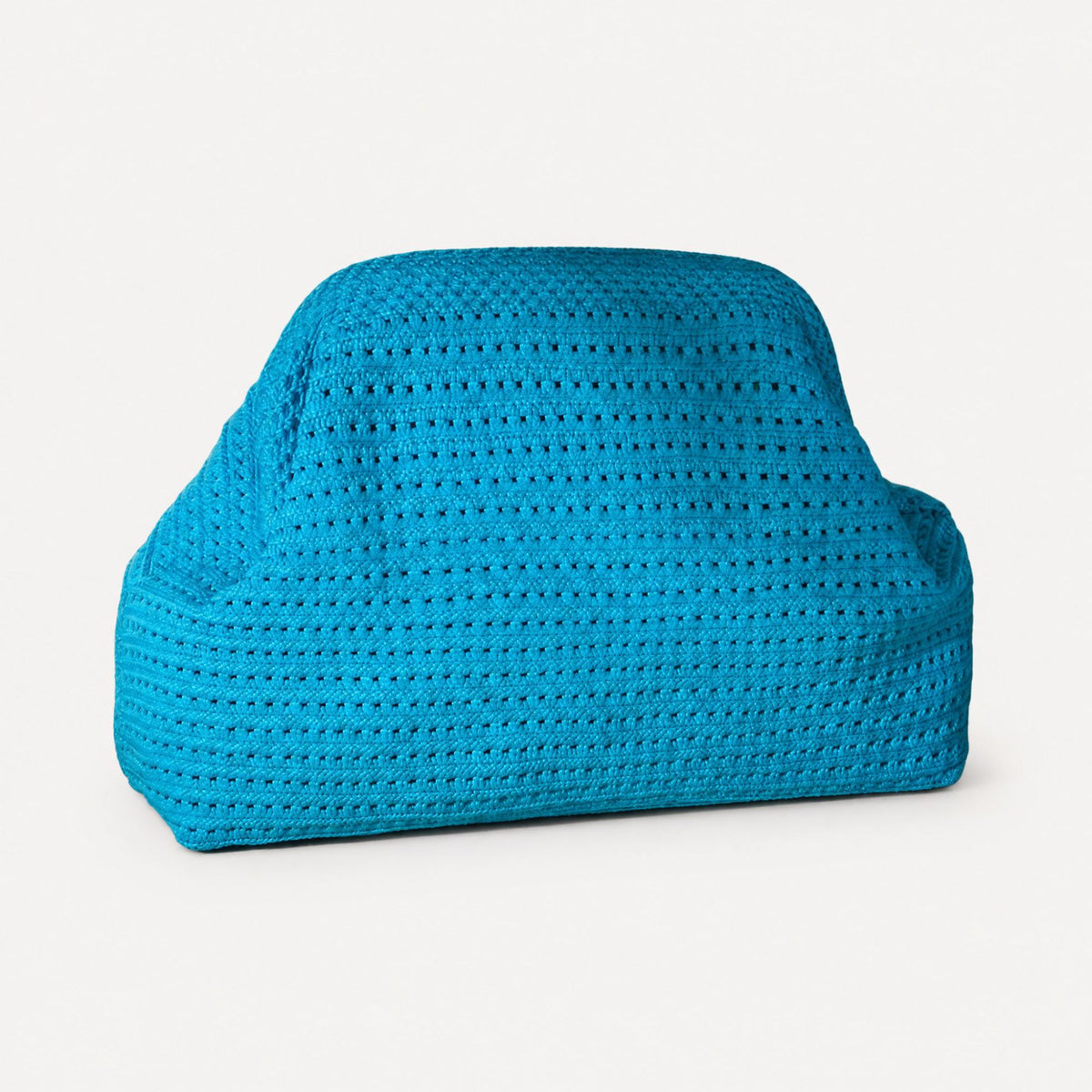 LOEL Knitted Clip-Frame Clutch Bag for Women - Lightweight Polyester Cloud Pouch, Evening & Daily Purse