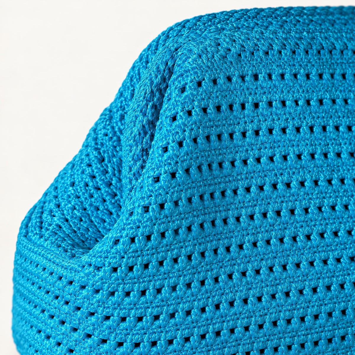 LOEL Knitted Clip-Frame Clutch Bag for Women - Lightweight Polyester Cloud Pouch, Evening & Daily Purse