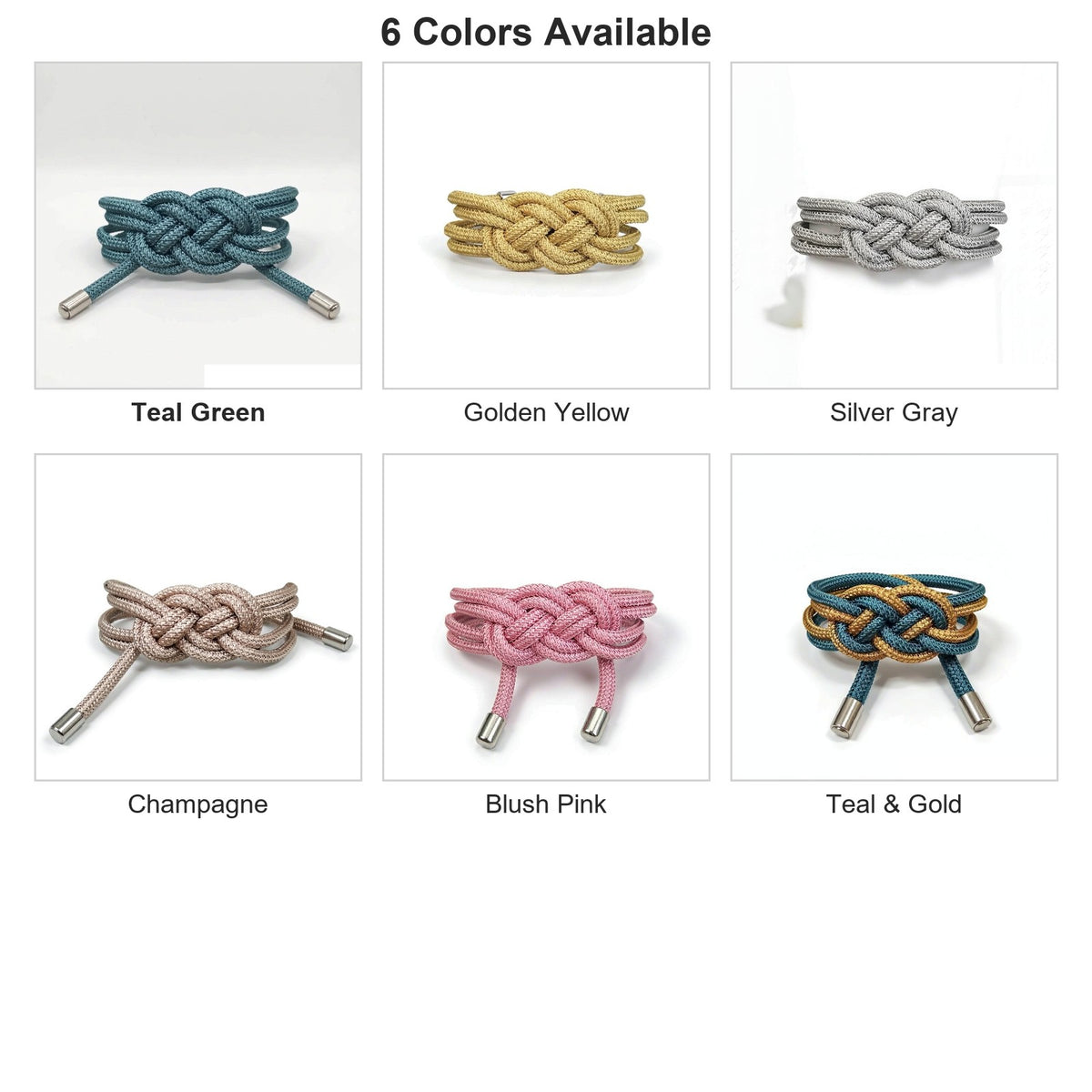 6 colors available
