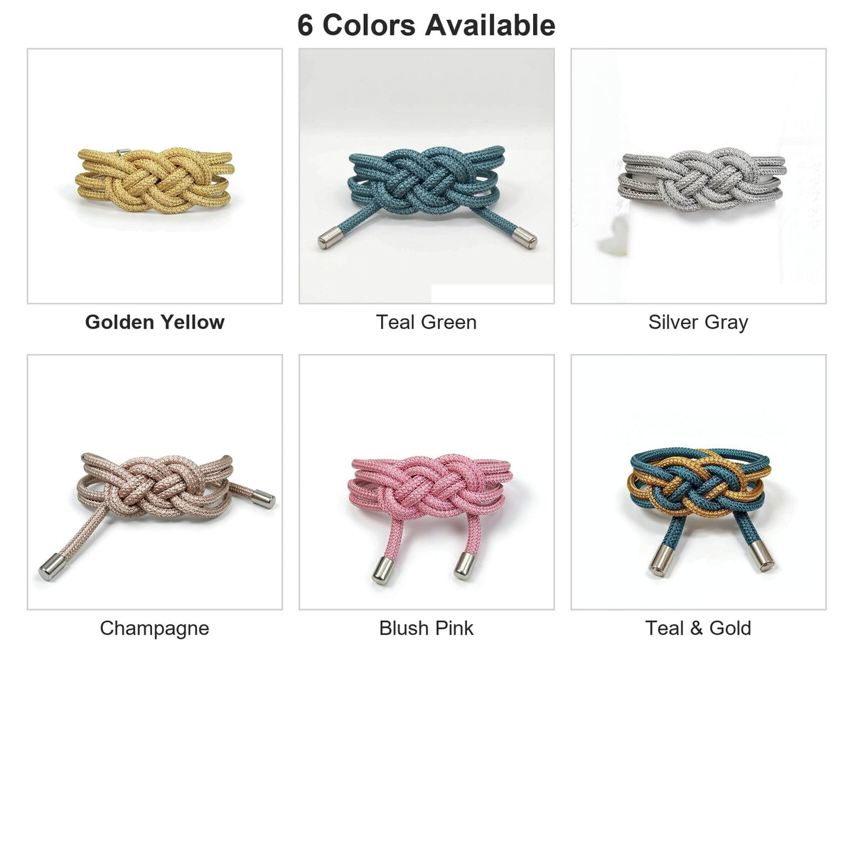 6 colors available