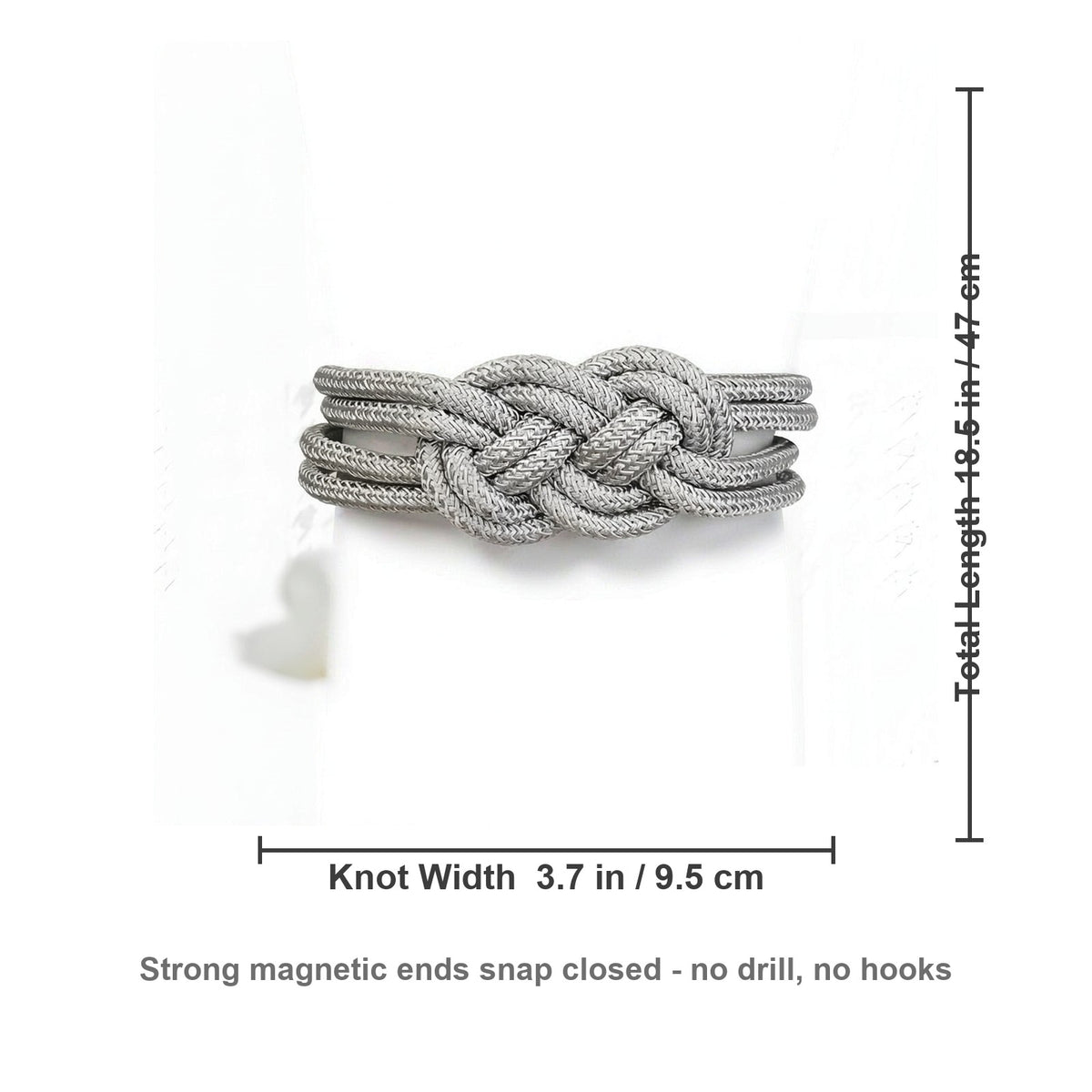 Size diagram 18.5 in total length