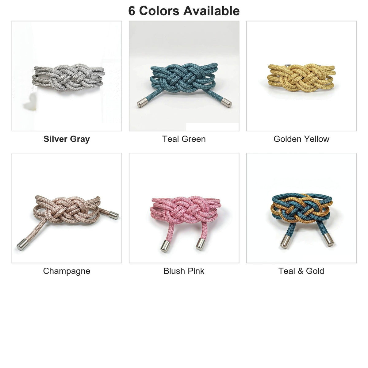 6 colors available
