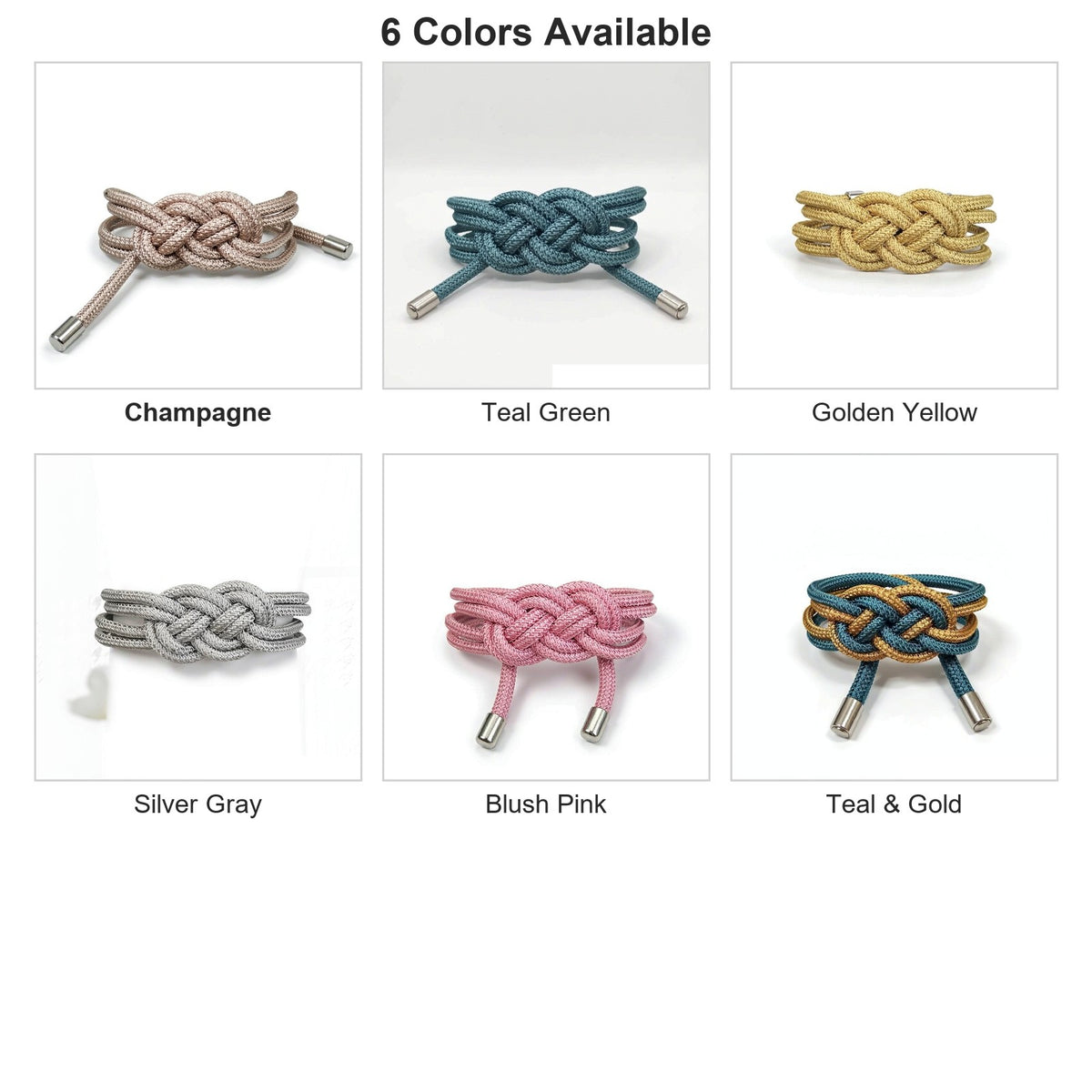 6 colors available