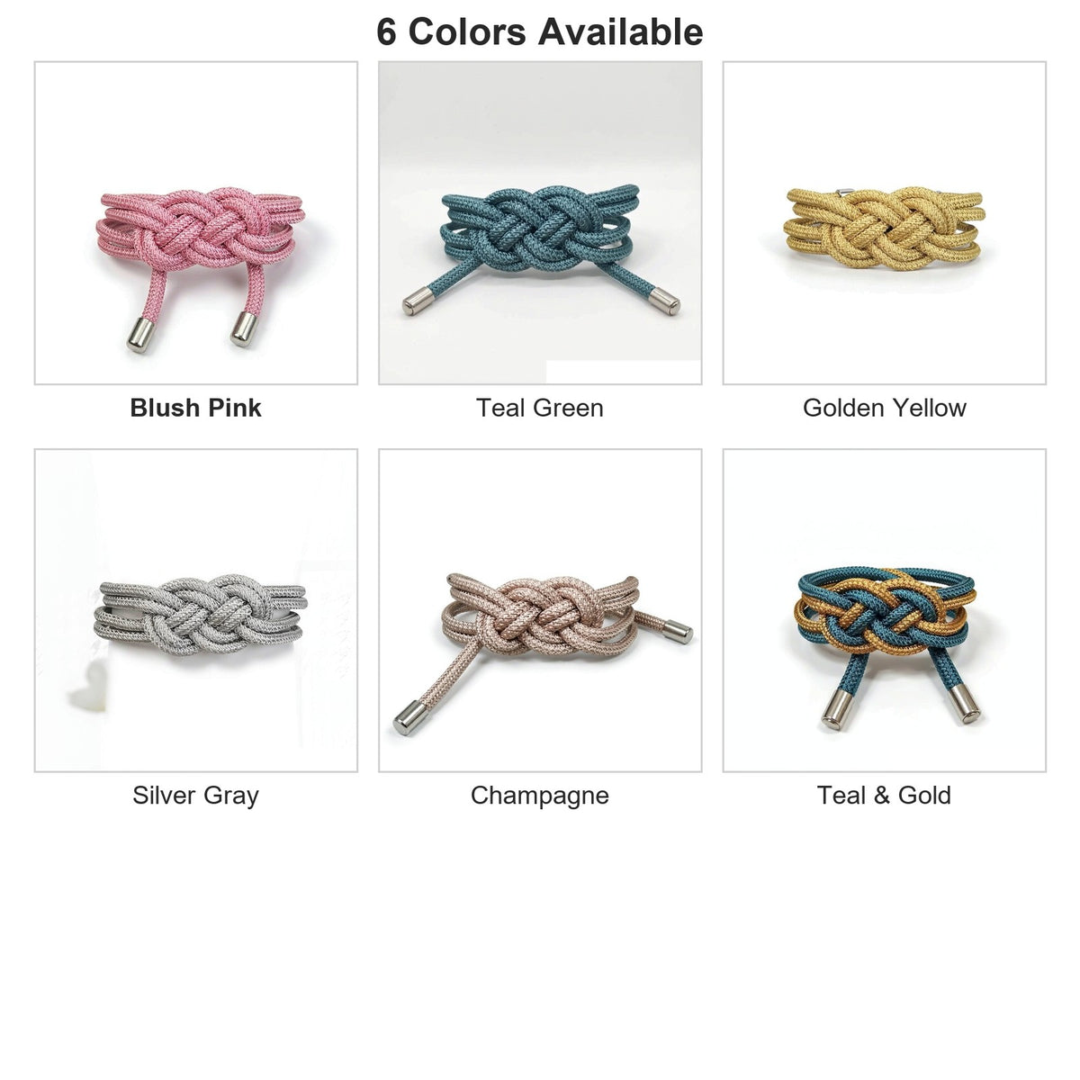6 colors available