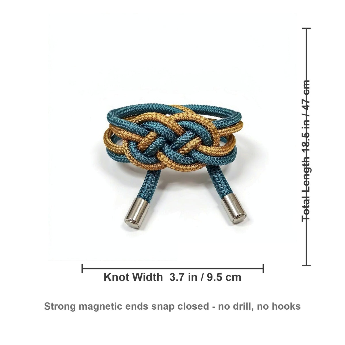 Size diagram 18.5 in total length