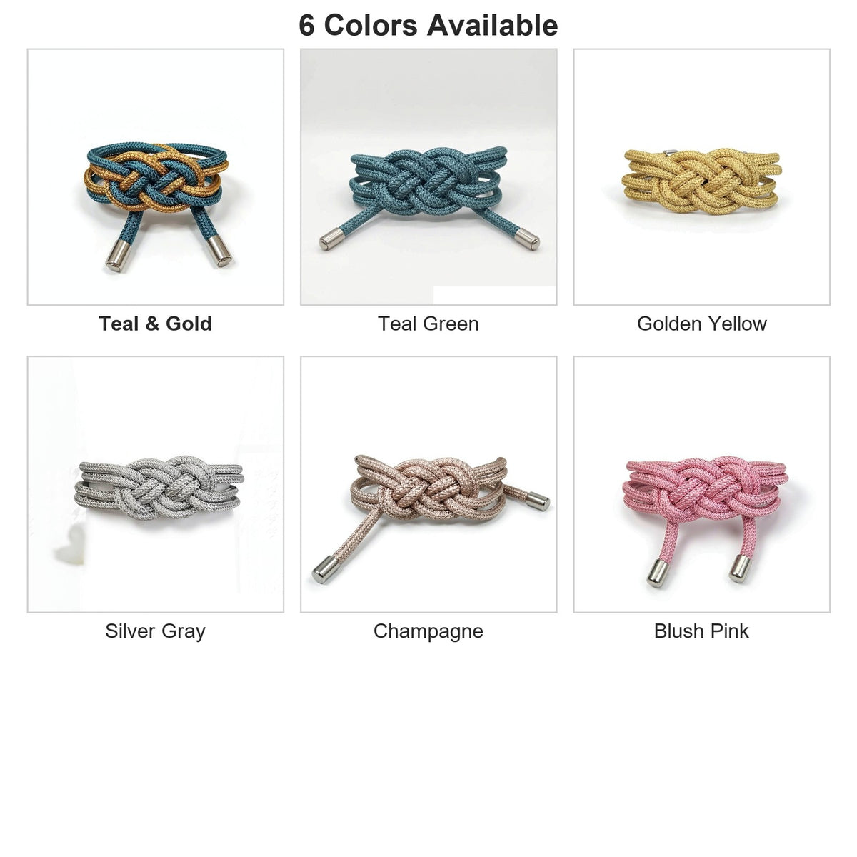 6 colors available