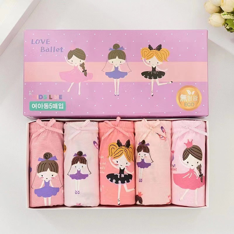 外贸儿童内裤批发全棉a类不夹屁屁女生三角裤中小童宝宝女童内裤