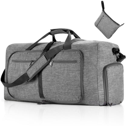 URSOFINE 115L/85L/65L Large Duffle Bag, Foldable Travel Gym Bag with Shoe Compartment, Lightweight Water Repellent Tear Resistant for Camping, Weekender, Overnight Travel