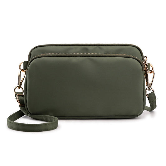 Small Crossbody Bag for Women Waterproof Shoulder Bag Casual Nylon Purse Handbag with Multi Pocket for Women Lady