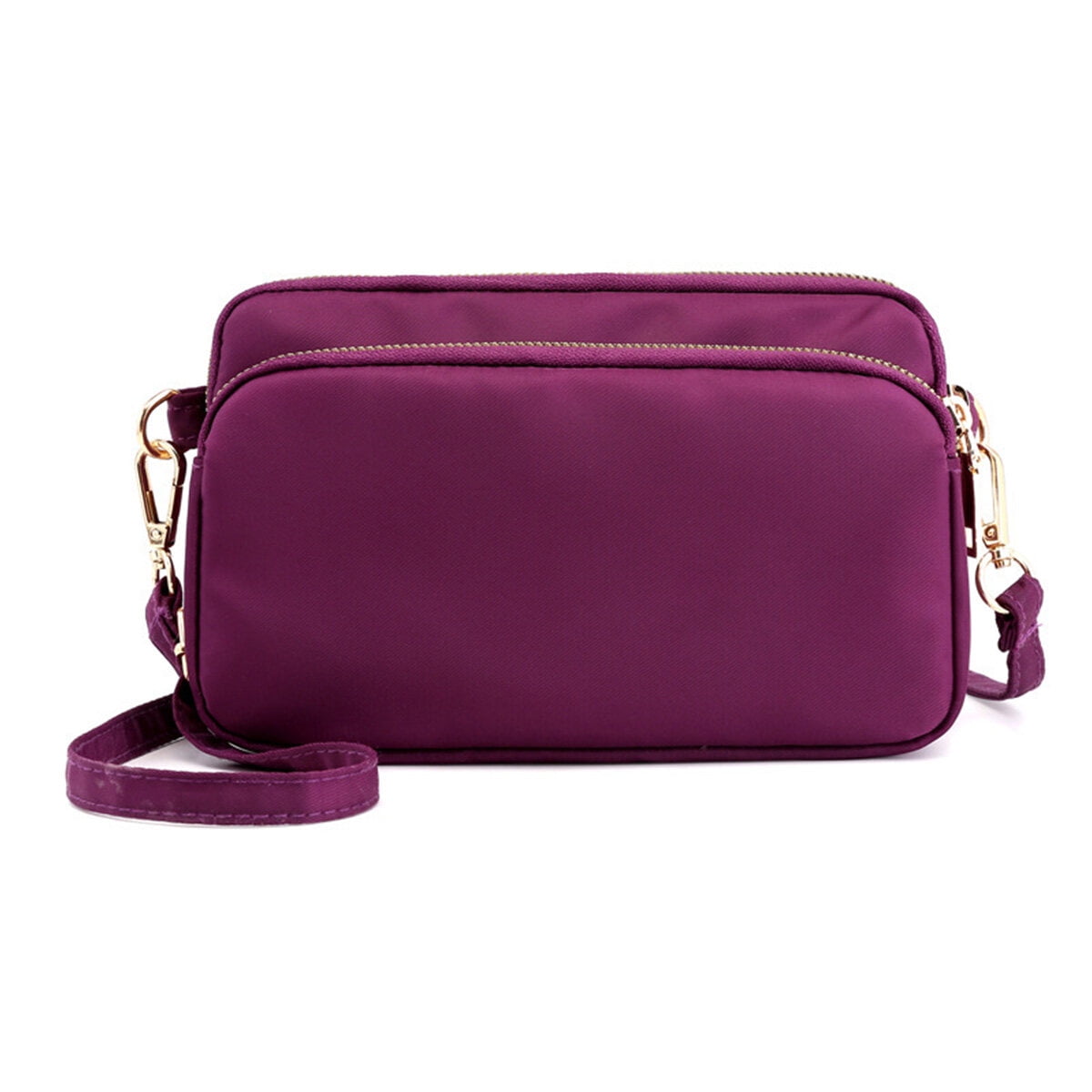 Small Crossbody Bag for Women Waterproof Shoulder Bag Casual Nylon Purse Handbag with Multi Pocket for Women Lady