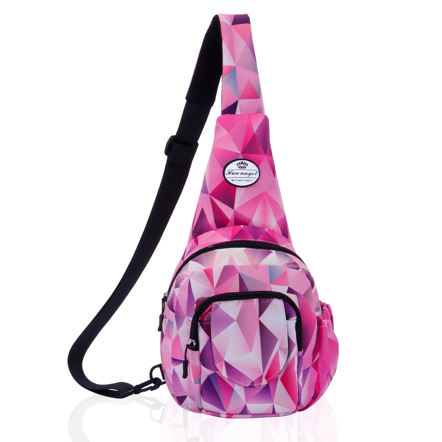 HAWEE Crossbody Sling Bags for Women, Small Sling Shoulder Backpack with Convertable Strap Fashionable Travel Chest Pack for Trip Sports Work