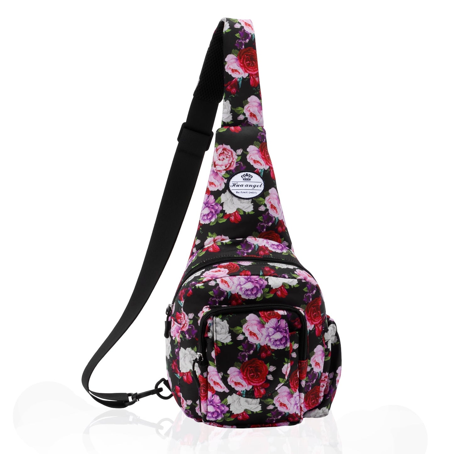 HAWEE Crossbody Sling Bags for Women, Small Sling Shoulder Backpack with Convertable Strap Fashionable Travel Chest Pack for Trip Sports Work