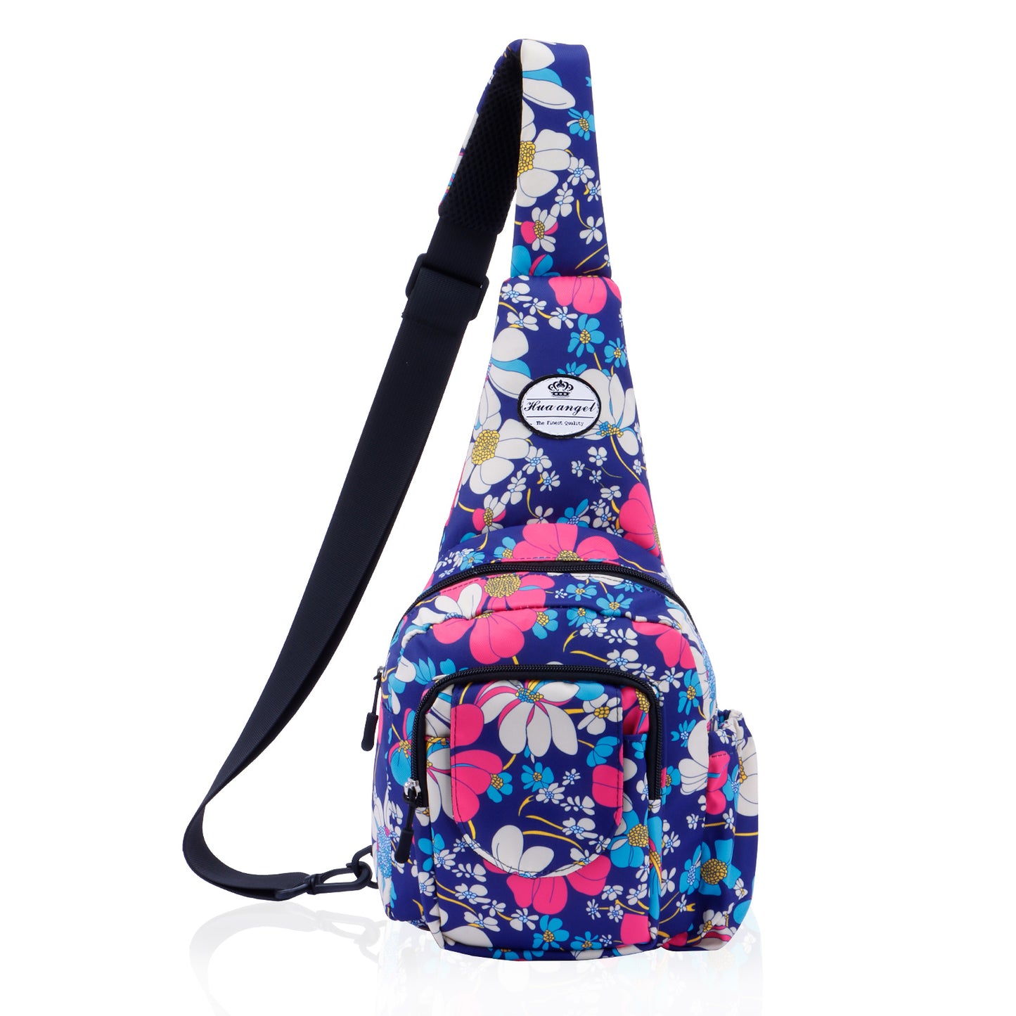 HAWEE Crossbody Sling Bags for Women, Small Sling Shoulder Backpack with Convertable Strap Fashionable Travel Chest Pack for Trip Sports Work