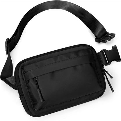 URSOFINE Fanny Pack Men Women Water-resistant with 4 Compartment, Adjustable Lightweight Crossbody Sling Bag for Travel, Gym, Running – Fits Phone & Essentials (Gift Idea)