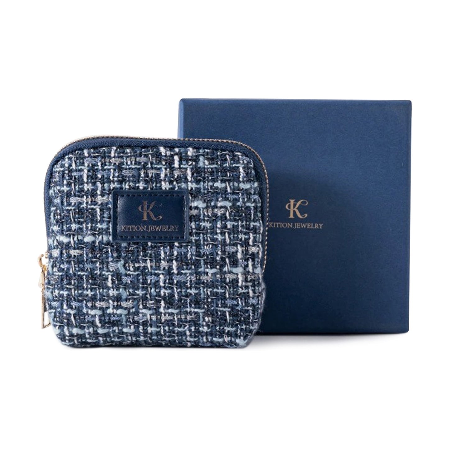 URSOFINE Mini Travel Jewelry Bag, Small Travel Jewelry Case, Portable Leather Jewelry Pouches for Storage, Necklaces, Earrings, Rings, Bracelets Organizer, Christmas Gifts for Women Girls