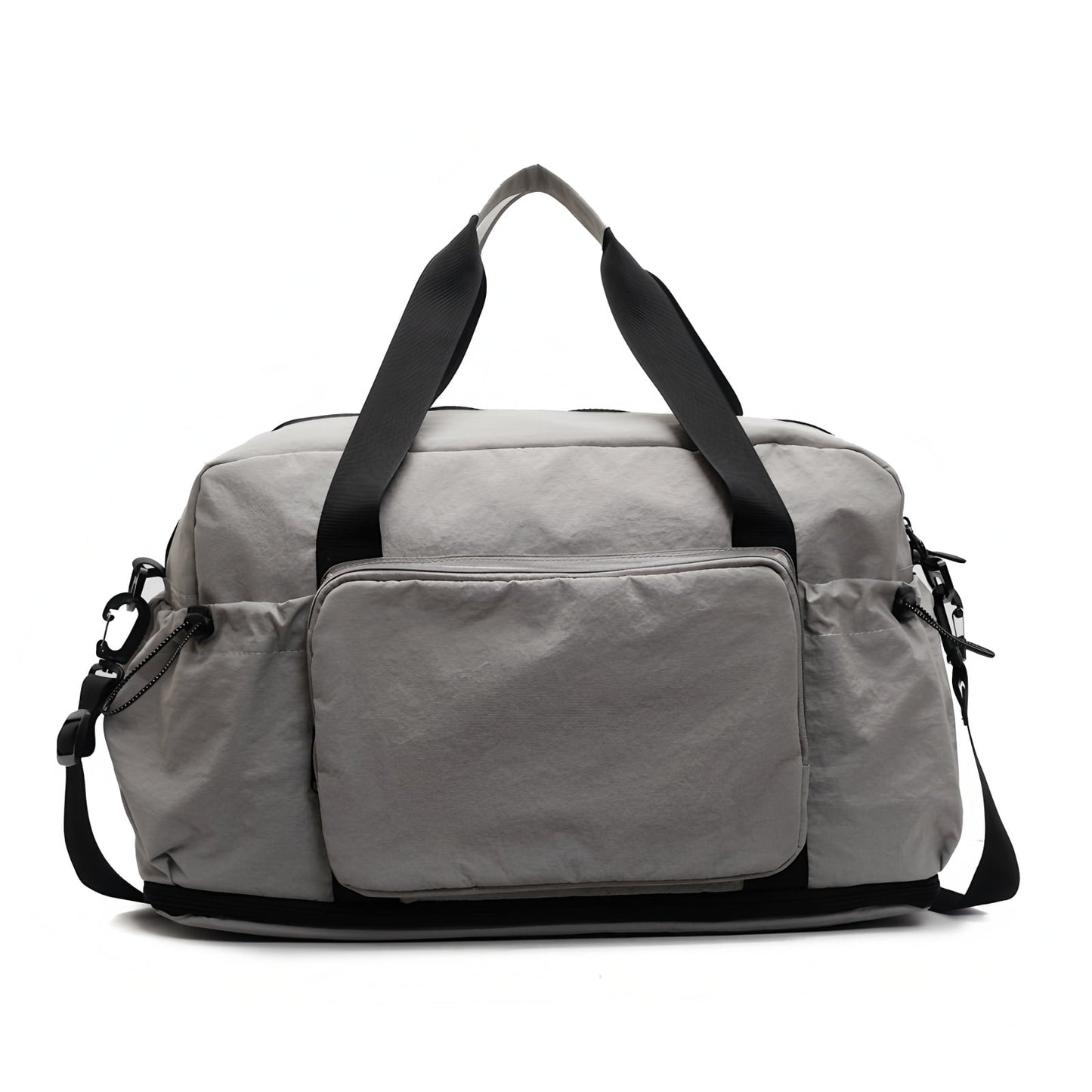 URSOFINE Nylon Duffle Bag Lightweight - Foldable & Expandable Sport Gym Bag with Wet Pocket & Luggage Sleeve - Large Capacity Carry-On Bag for Men Women Travel Fitness Camping Weekend Getaways Green