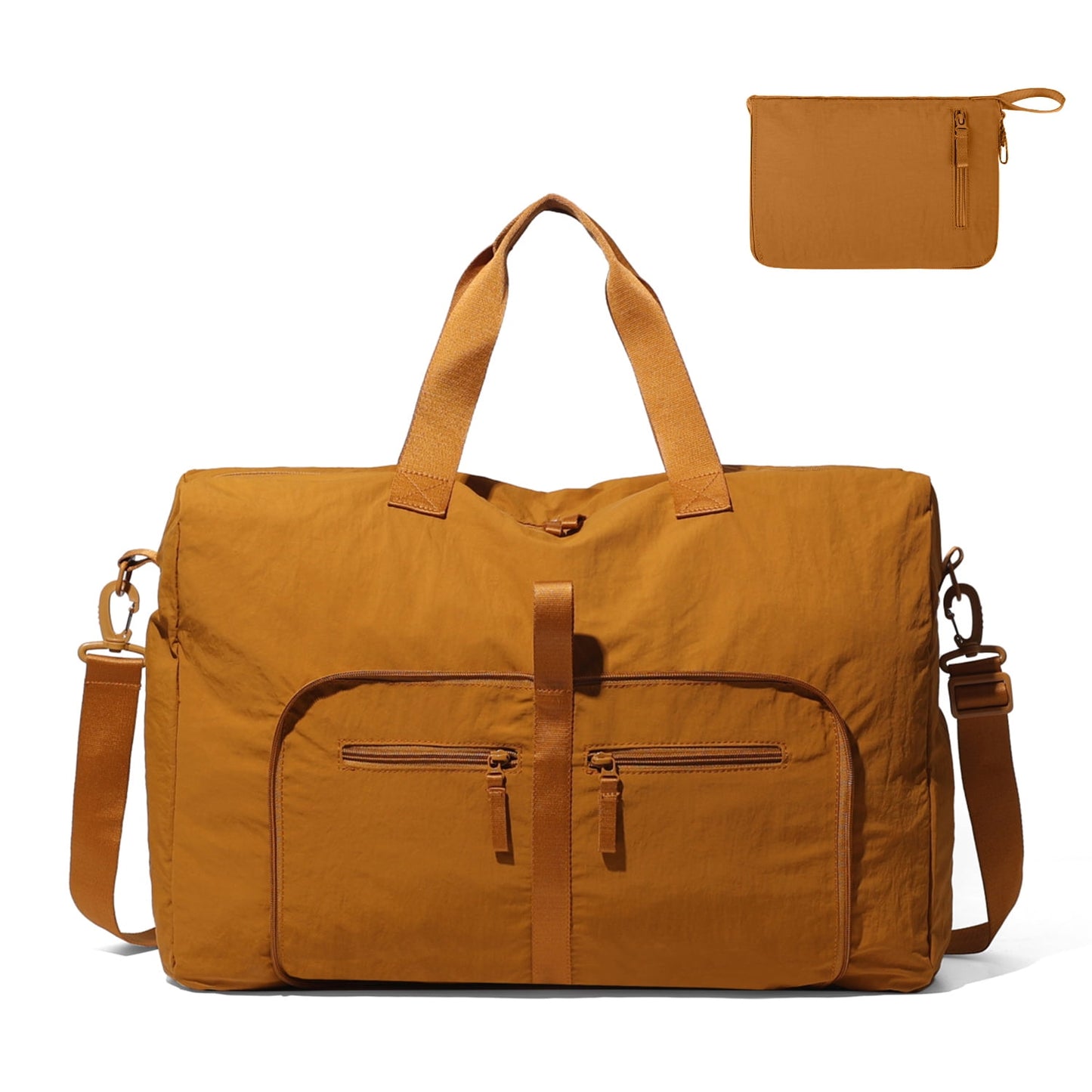 URSOFINE Travel Duffel Bags 35L, Gym Travel Bag & Packable Duffle Bag for Men, Foldable Overnight Weekender Bags for Women & Men with Adjustable Shoulder Strap