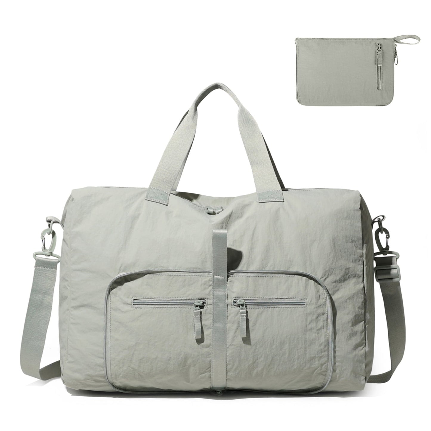 URSOFINE Travel Duffel Bags 35L, Gym Travel Bag & Packable Duffle Bag for Men, Foldable Overnight Weekender Bags for Women & Men with Adjustable Shoulder Strap