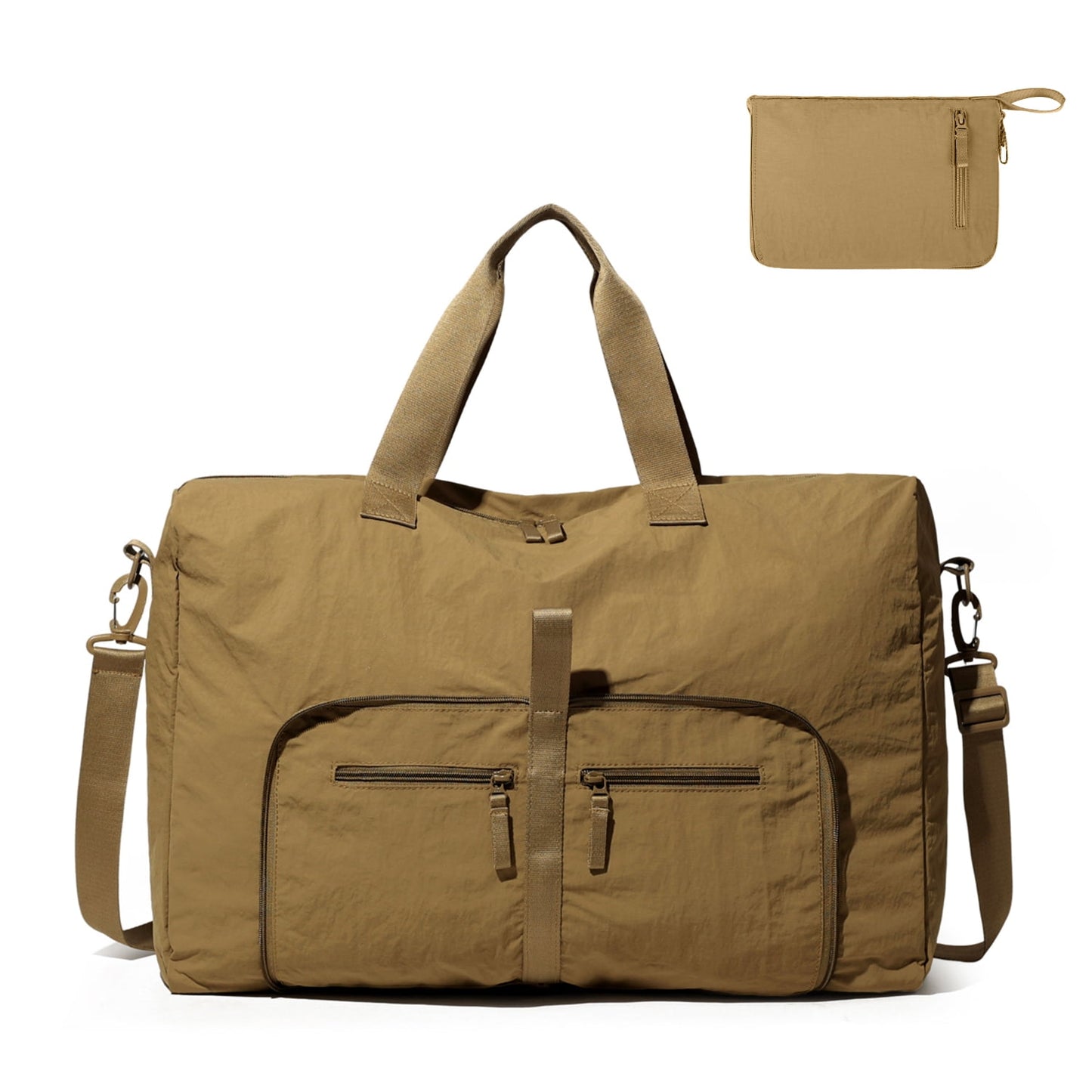 URSOFINE Travel Duffel Bags 35L, Gym Travel Bag & Packable Duffle Bag for Men, Foldable Overnight Weekender Bags for Women & Men with Adjustable Shoulder Strap