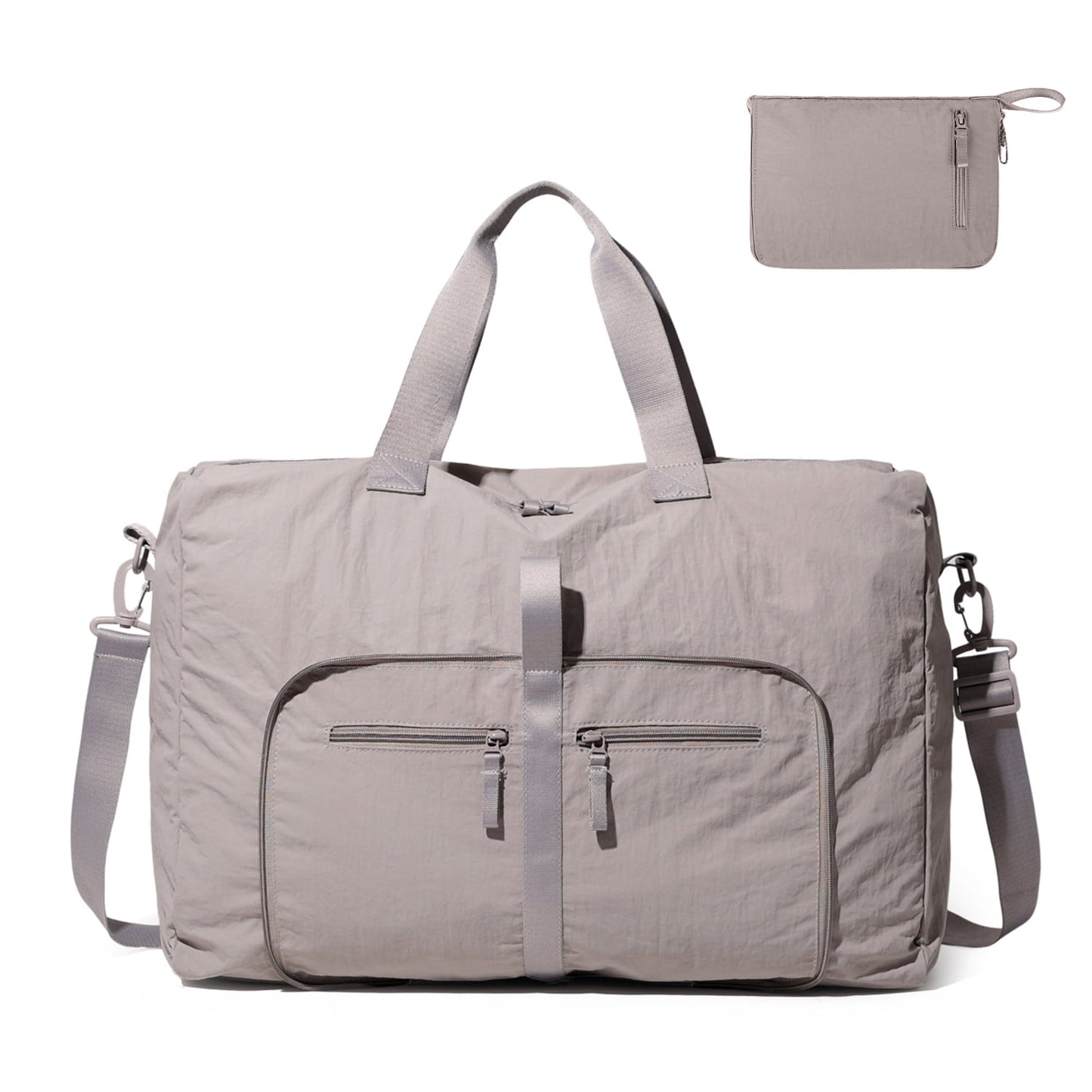 URSOFINE Travel Duffel Bags 35L, Gym Travel Bag & Packable Duffle Bag for Men, Foldable Overnight Weekender Bags for Women & Men with Adjustable Shoulder Strap