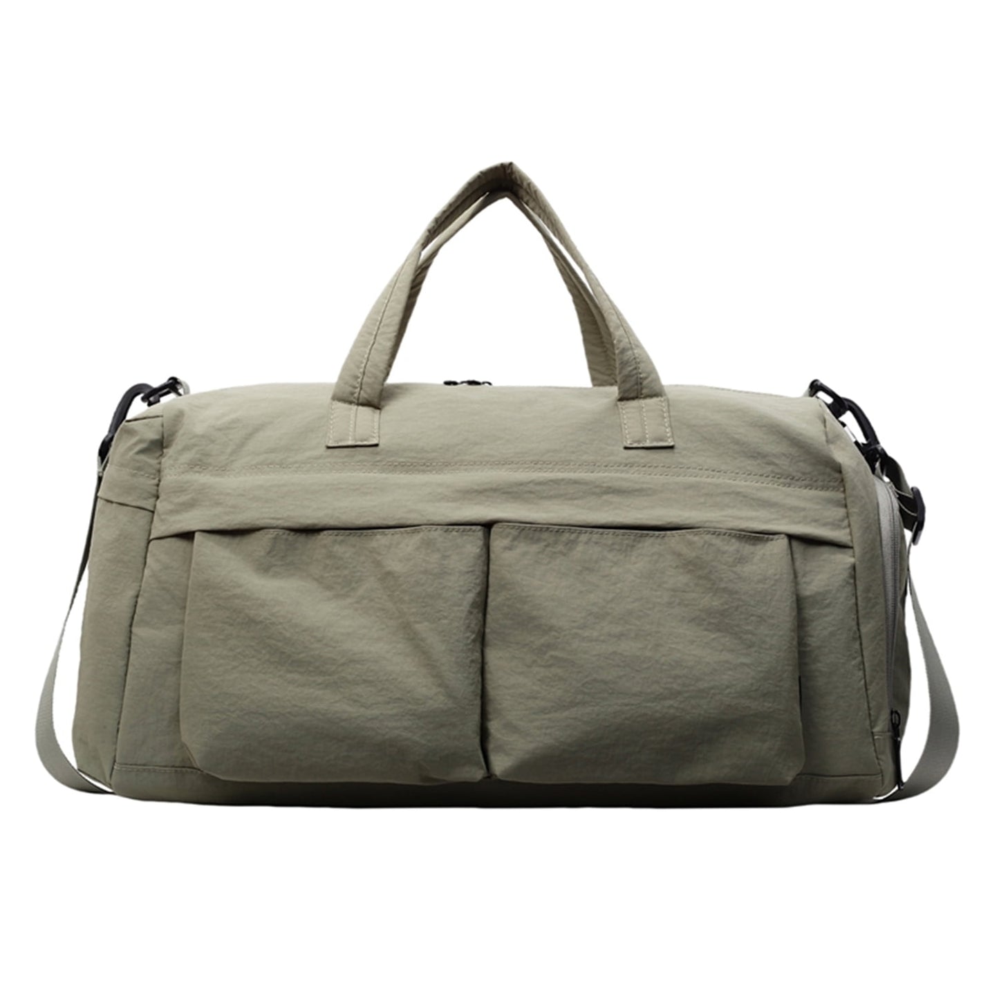 URSOFINE Travel Duffle Bag with Shoes Compartment, Overnight Weekender Bag with Wet Pocket, Small Gym Bag for Women and Men, Luggage Bag with Trolley Sleeve for Airplane