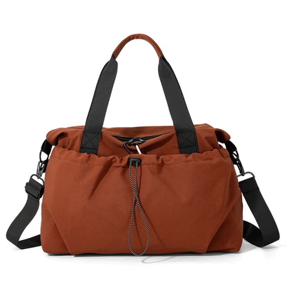 URSOFINE Unisex Crossbody Duffel Bag, Water Resistant Gym Bag with Wet Pocket, Lightweight Daily Commuter & Weekend Travel Handbag for Men Women, Green