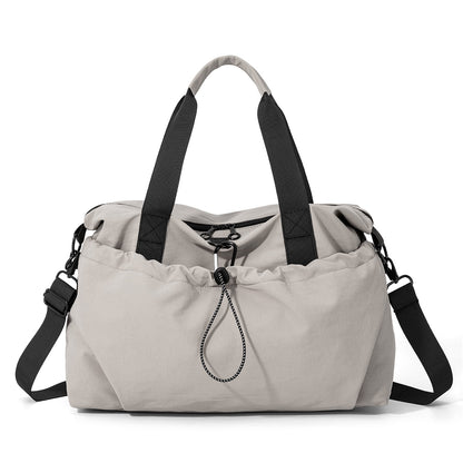 URSOFINE Unisex Crossbody Duffel Bag, Water Resistant Gym Bag with Wet Pocket, Lightweight Daily Commuter & Weekend Travel Handbag for Men Women, Green
