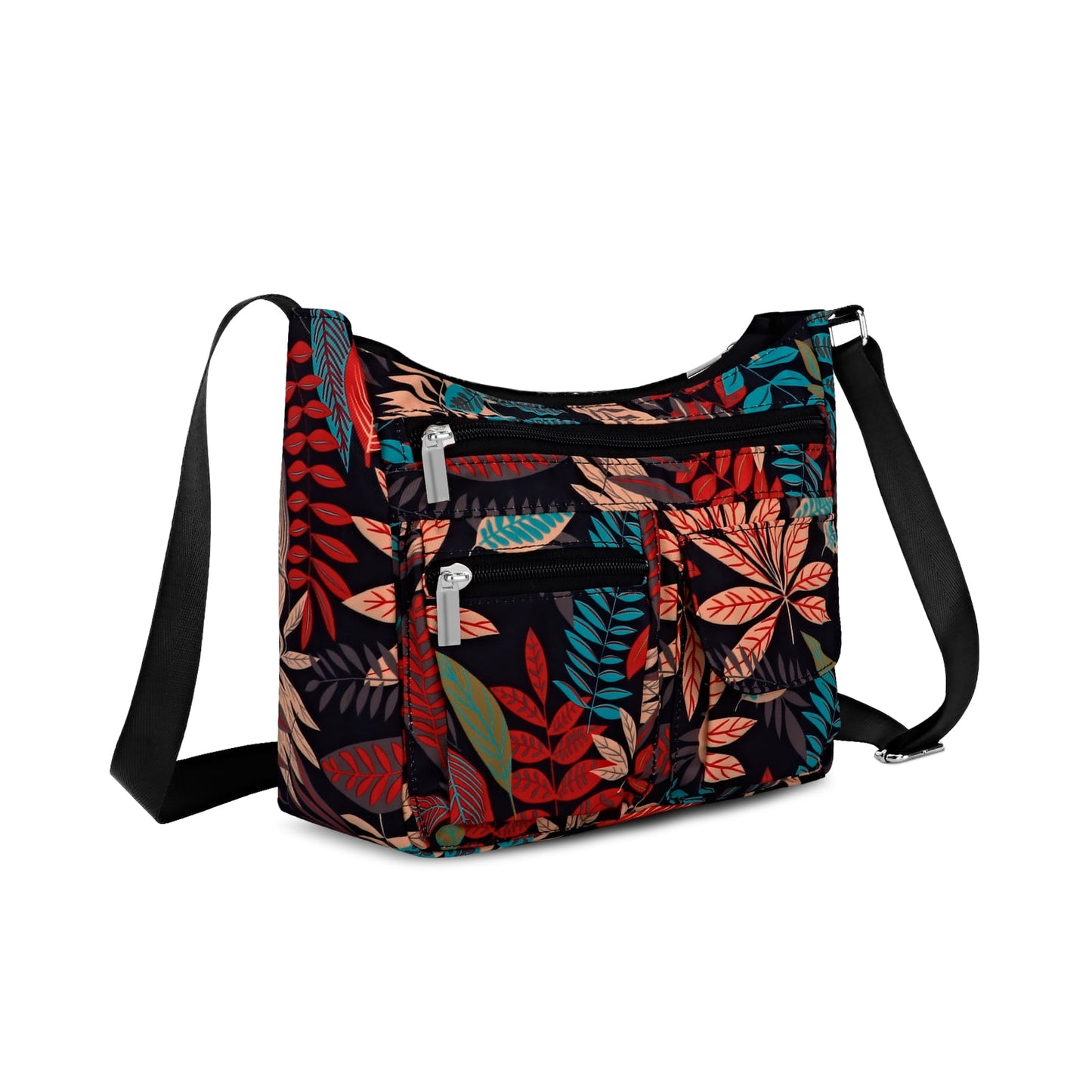 URSOFINE Women's Crossbody Bag Lightweight Ladies Travel Shoulder Messenger Bag with Adjustable Strap & Multiple Pockets Soft Across Bag Purse for Everyday Use (15+)