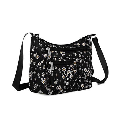 URSOFINE Women's Crossbody Bag Lightweight Ladies Travel Shoulder Messenger Bag with Adjustable Strap & Multiple Pockets Soft Across Bag Purse for Everyday Use (15+)