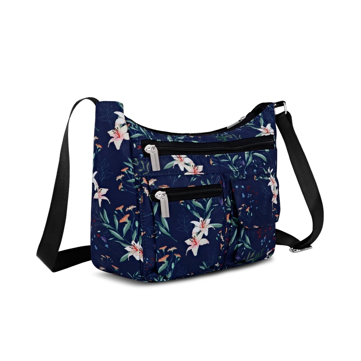 URSOFINE Women's Crossbody Bag Lightweight Ladies Travel Shoulder Messenger Bag with Adjustable Strap & Multiple Pockets Soft Across Bag Purse for Everyday Use (15+)